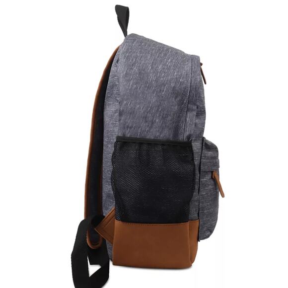 Sun Stone Mens Riley Heathered Backpack Bag Grey Heather or Camo - Picture 7 of 8